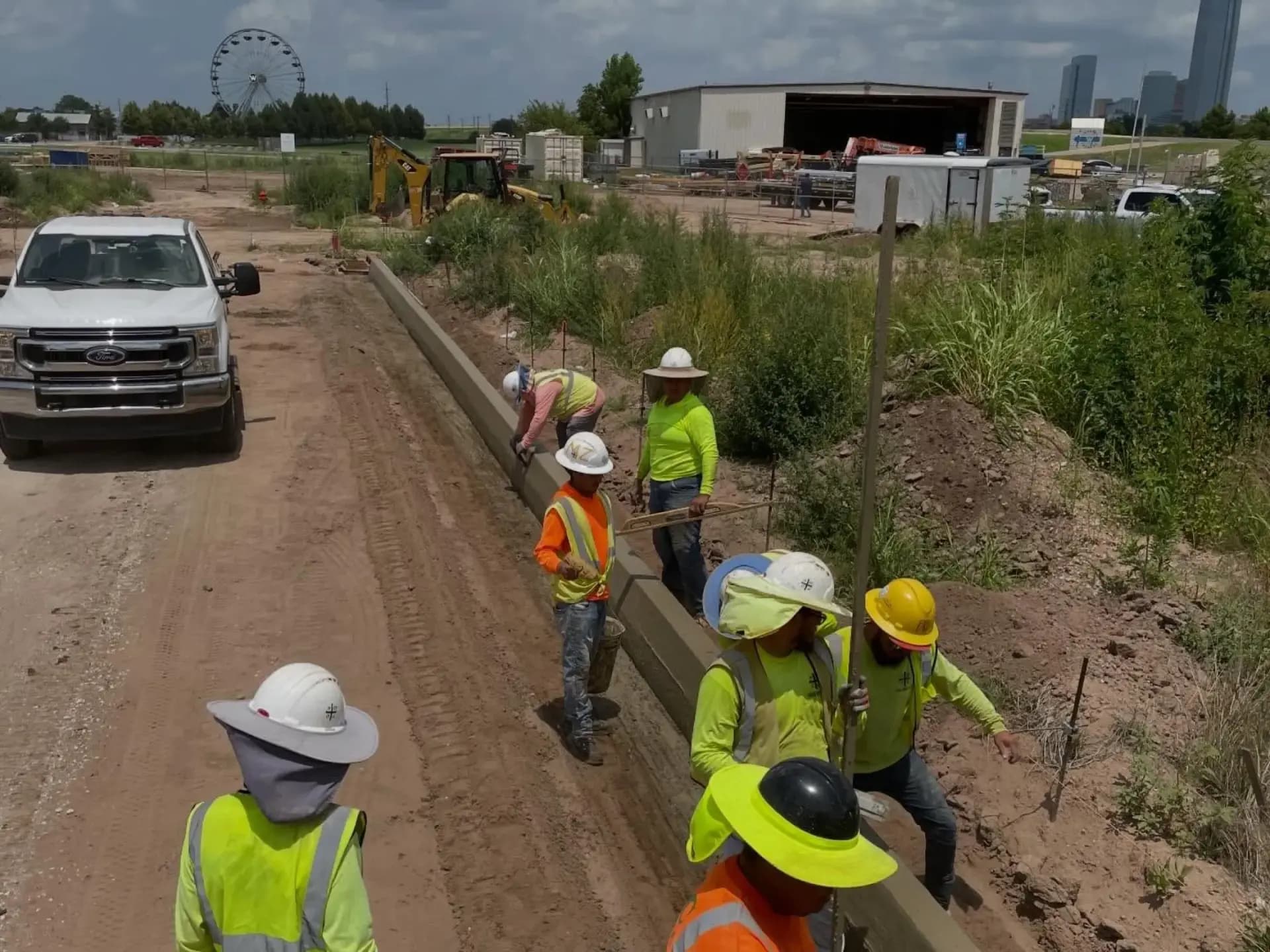 Concrete curb crew okc skyline